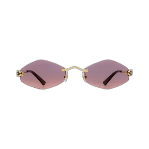 Cartier Geometric Frame Sunglasses
