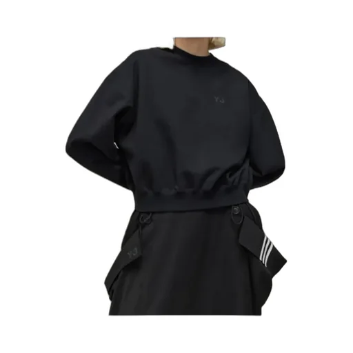 Y-3 Brushed Terry Boxy Crewneck Sweatshirt