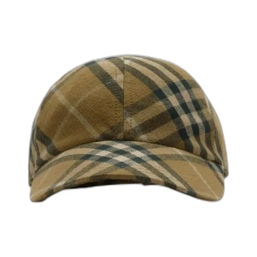 Burberry Check Printed Baseball Cap