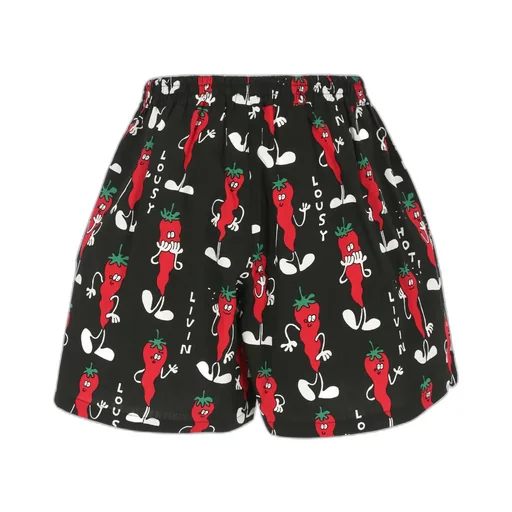 Junya Watanabe Man Graphic-Printed Elasticated Waistband Shorts