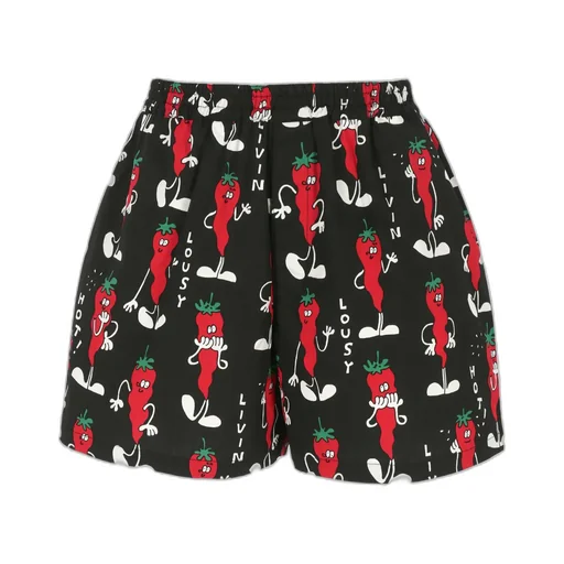Junya Watanabe Man Graphic-Printed Elasticated Waistband Shorts