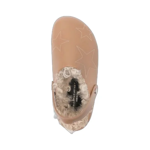 Stella Mccartney Star Stitched Slip-On Slippers