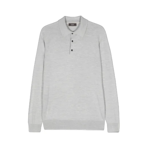 Long-Sleeved Polo Shirt