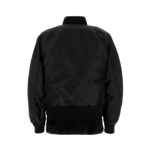 Sacai Buttoned Long-Sleeved Bomber Jacket