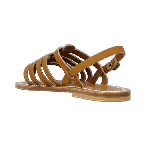 Homere Leather Ankle-Strap Sandals