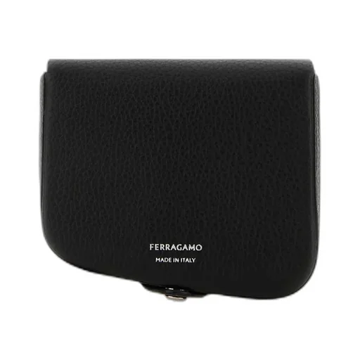 Salvatore Ferragamo Logo Printed Asymmetric Wallet