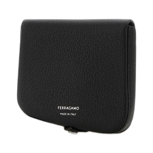 Salvatore Ferragamo Logo Printed Asymmetric Wallet