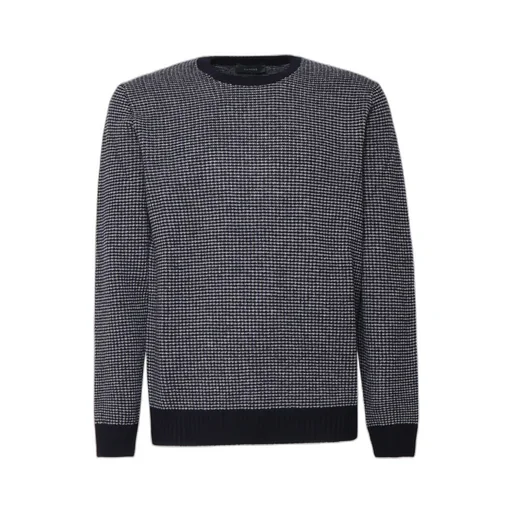 Zanone Textured Crew Neck Sweater