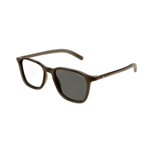 Translucent Rectangle-Frame Sunglasses