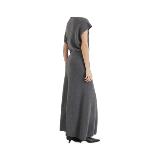 Brunello Cucinelli Mock Neck Knitted Dress