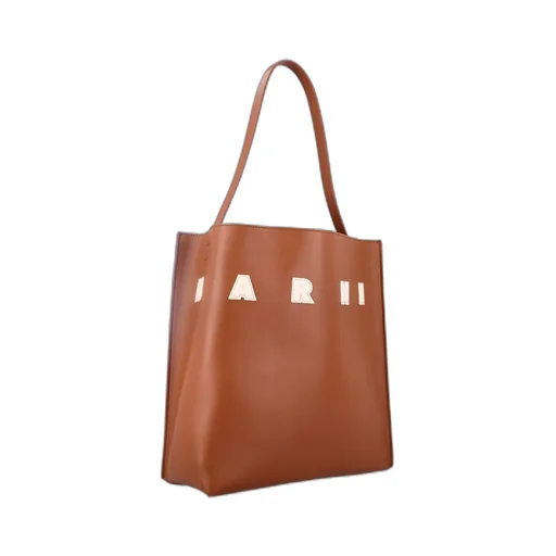 Marni Museo Logo Patch Tote Bag
