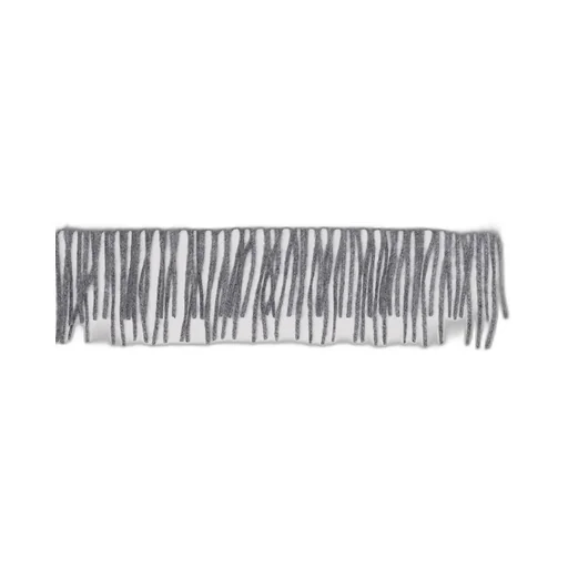 Saint Laurent Logo Embroidered Scarf