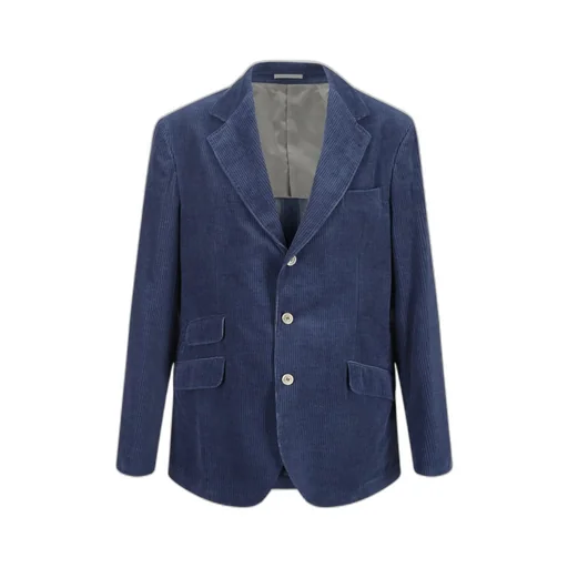 Brunello Cucinelli Single-Breasted Tailored Blazer