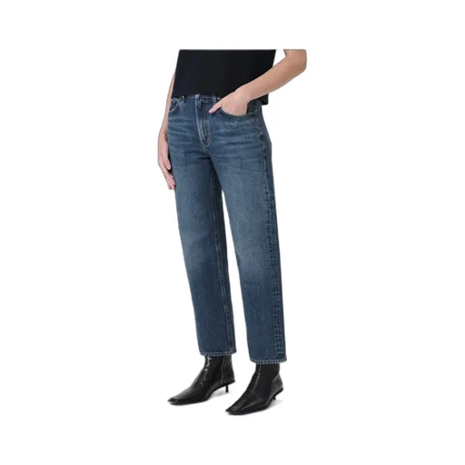 Agolde Valen Cropped Straight-Leg Jeans