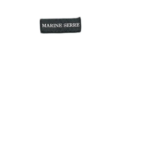 Marine Serre Logo Embroidered Ribbed Tank Top