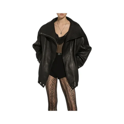 Dolce & Gabbana Oversized Biker Jacket