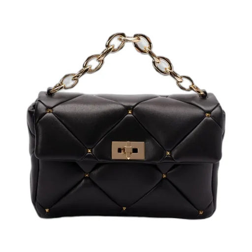 Valentino	Garavani Roman Stud Foldover Top Shoulder Bag