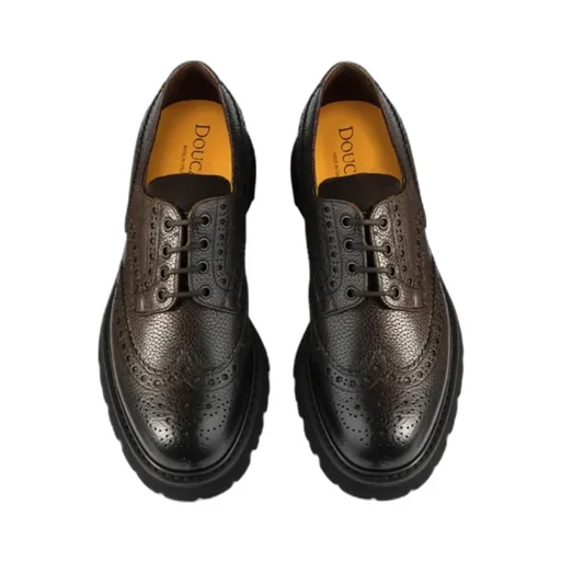 Doucal's Almond Toe Derby Shoes
