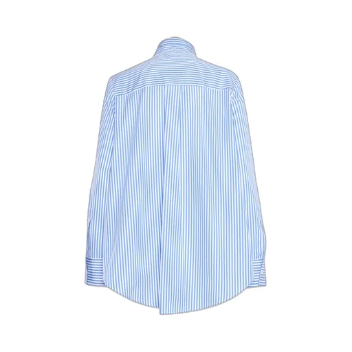 P.A.R.O.S.H. Striped Tied-Neck Shirt