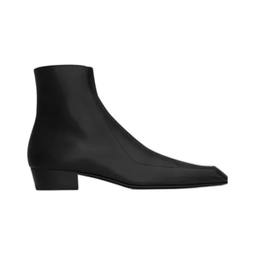 Saint Laurent Augustin Zip Detailed Ankle Boots