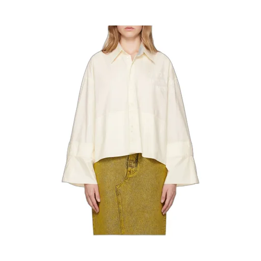 Mm6 Maison Margiela Wide-Sleeved Poplin Shirt