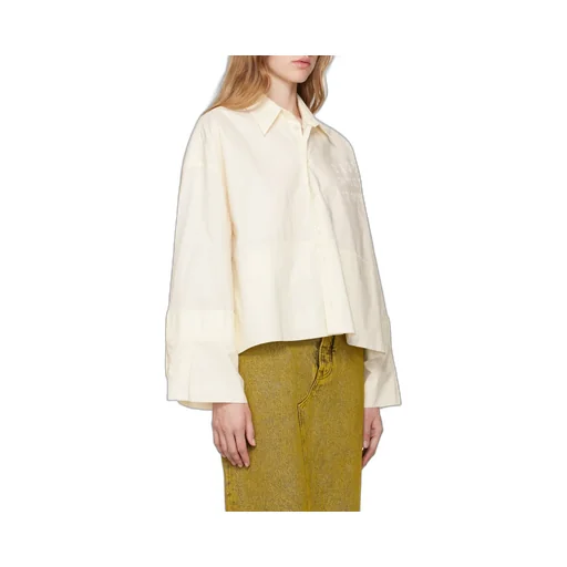 Mm6 Maison Margiela Wide-Sleeved Poplin Shirt