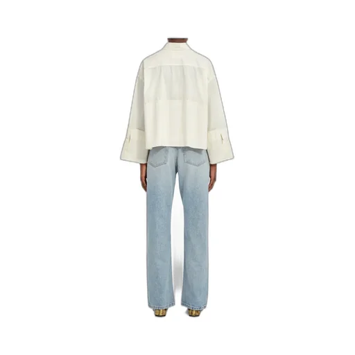 Mm6 Maison Margiela Wide-Sleeved Poplin Shirt