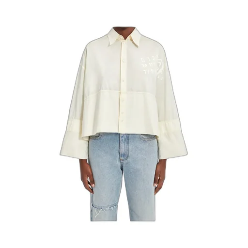 Mm6 Maison Margiela Wide-Sleeved Poplin Shirt
