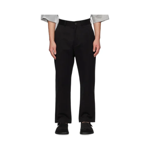 Studio Nicholson Bill Button Detailed Tapered Trousers