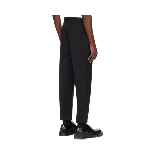 Studio Nicholson Bill Button Detailed Tapered Trousers
