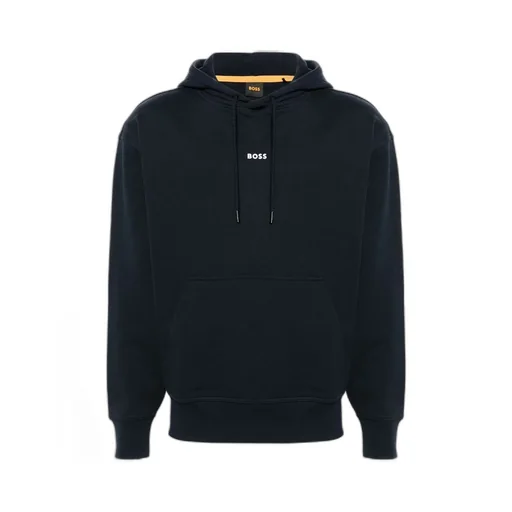 Rubberised-Logo Cotton Hoodie