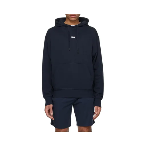 Rubberised-Logo Cotton Hoodie