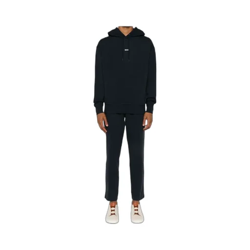 Rubberised-Logo Cotton Hoodie