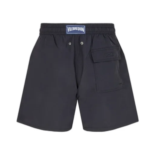 Elasticated-Waist Swim Shorts
