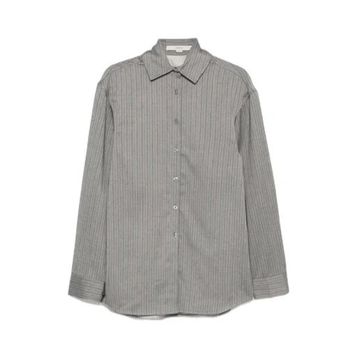Herringbone-Patterned Shirt