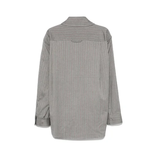 Herringbone-Patterned Shirt