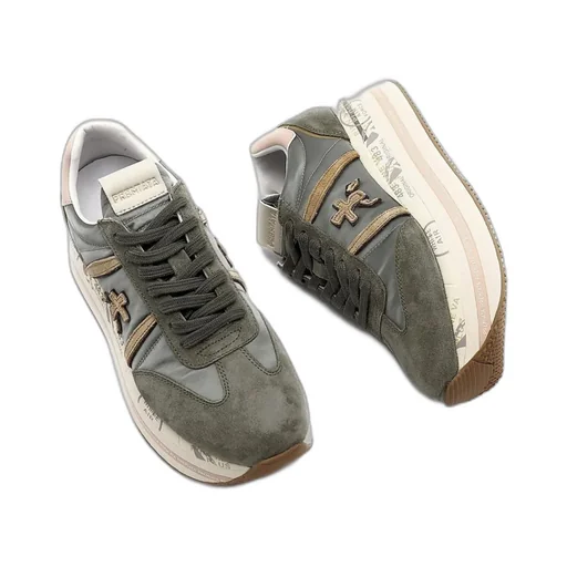 Logo Thick Sole Low-Cut Casual Shoes
