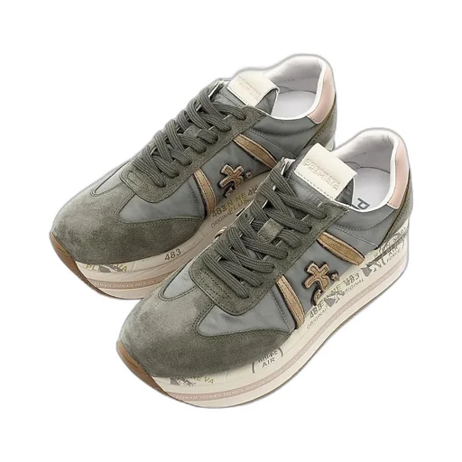 Logo Thick Sole Low-Cut Casual Shoes