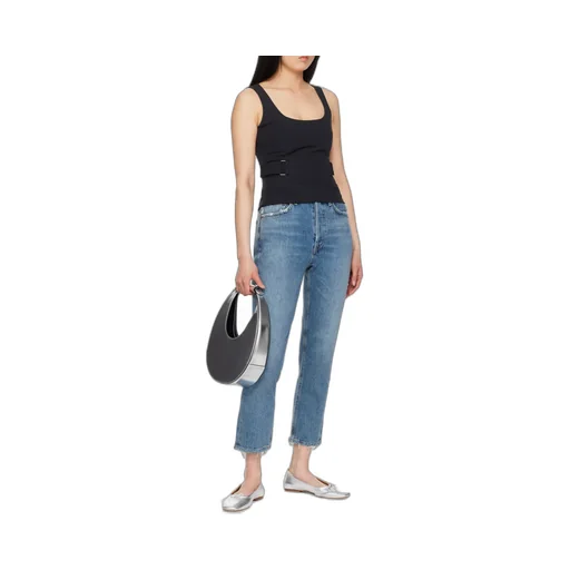 Agolde High Waisted Straight-Leg Jeans
