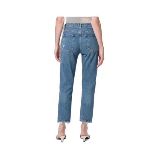 Agolde High Waisted Straight-Leg Jeans