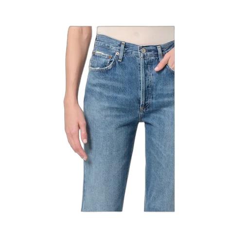 Agolde High Waisted Straight-Leg Jeans