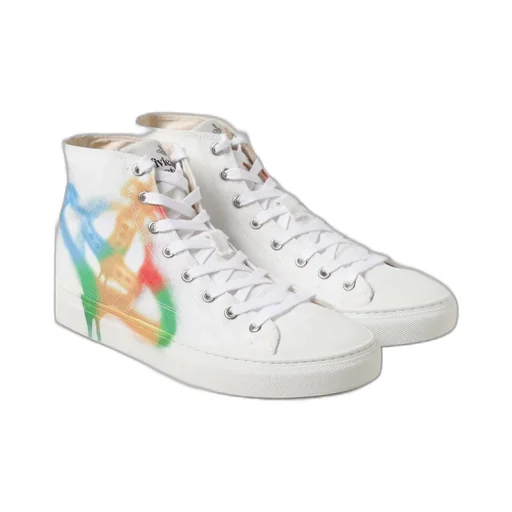 Vivienne Westwood Plimsoll High-Top Lace-Up Sneakers
