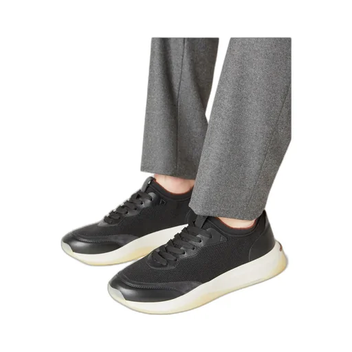 Loro Piana Round-Toe Lace-Up Sneakers
