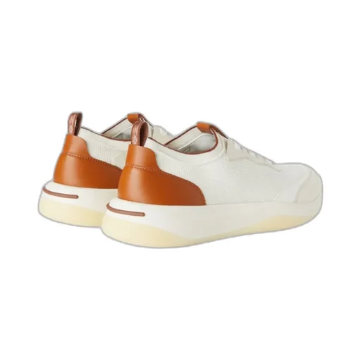 Loro Piana Round-Toe Lace-Up Sneakers