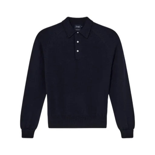 Long-Sleeved Polo-Neck Sweater