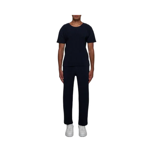 Homme Plissé Issey Miyake Pleated Crewneck T-Shirt