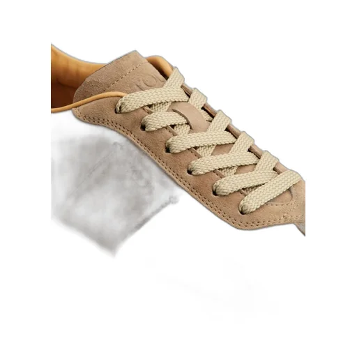 Panelled Suede Lace-Up Sneakers