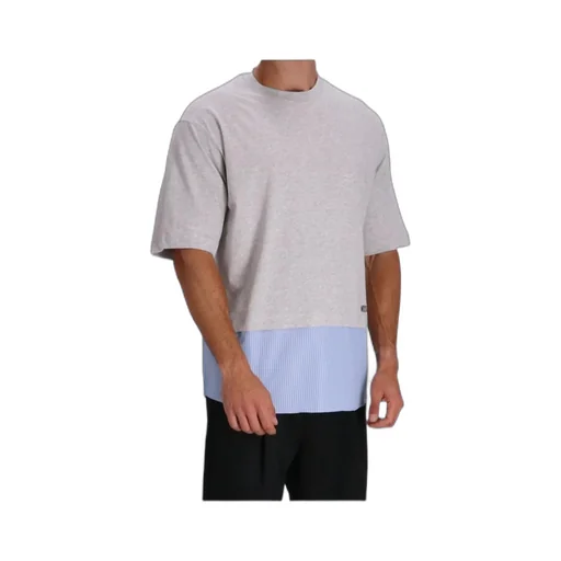 Two-Tone Logo-Print T-Shirt