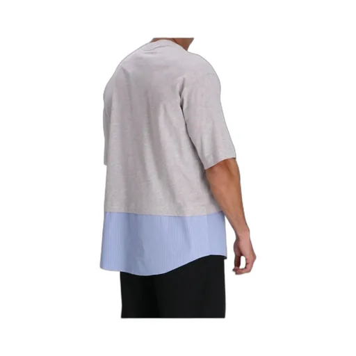 Two-Tone Logo-Print T-Shirt