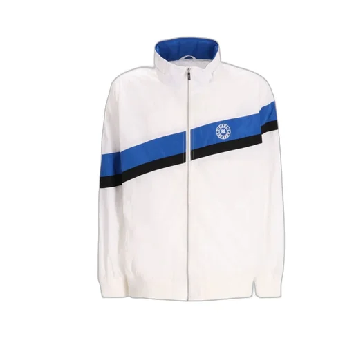 Stripe-Detail Bomber Jacket